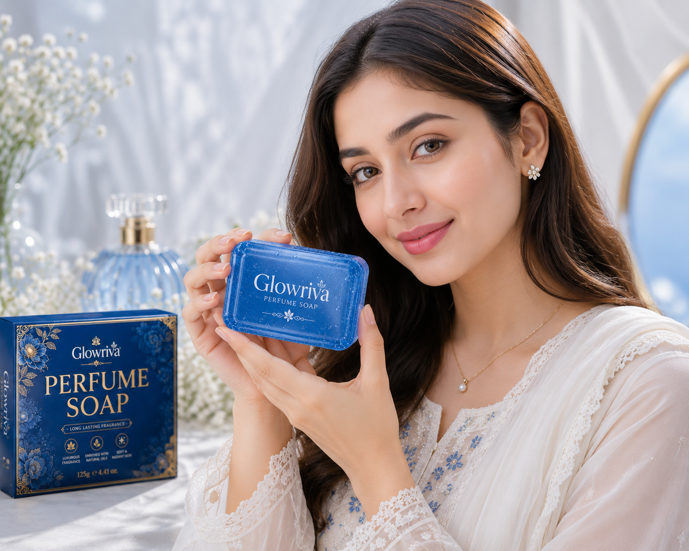 Perfume Soap for Men & Women | Long Lasting Fragrance Bath Soap | Deep Cleansing & Freshness | 100g (Pack of 3)