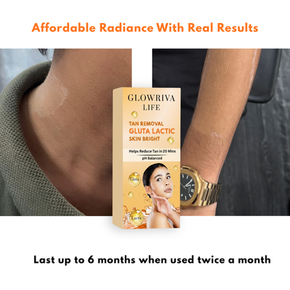 Glowriva life Tan Removal Gluta-Lactic Skin Bright