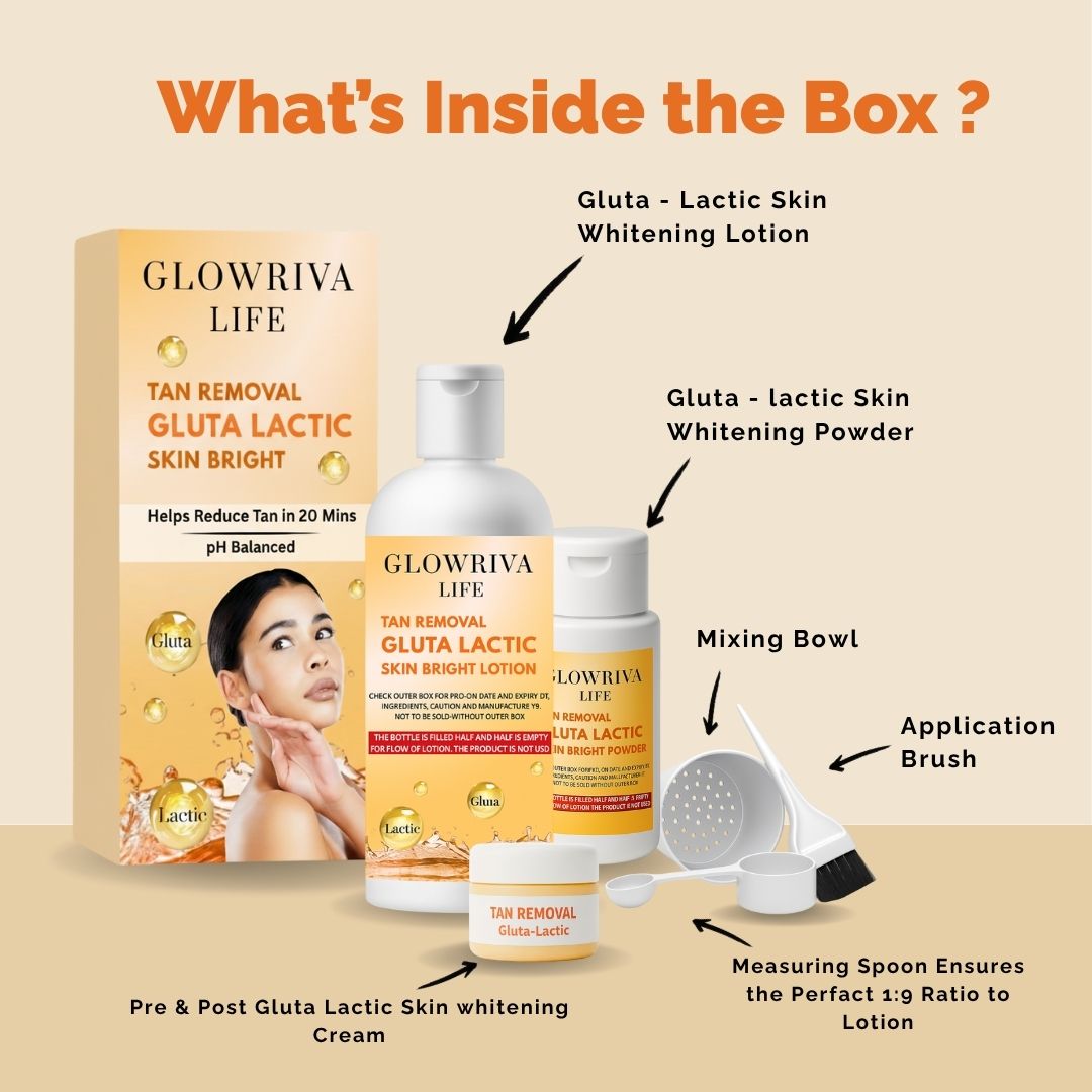 Glowriva life Tan Removal Gluta-Lactic Skin Bright