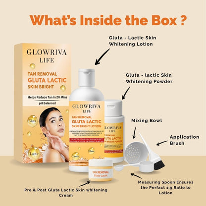Glowriva life Tan Removal Gluta-Lactic Skin Bright